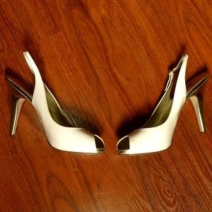 Guess By Marciano High Heeled Shoes 7 1/2M White